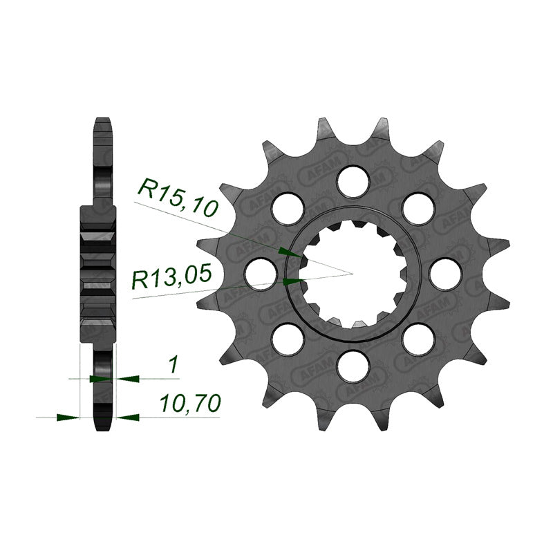 FRONT SPROCKET 520P 15T