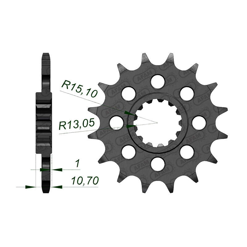 FRONT SPROCKET 520P 14T