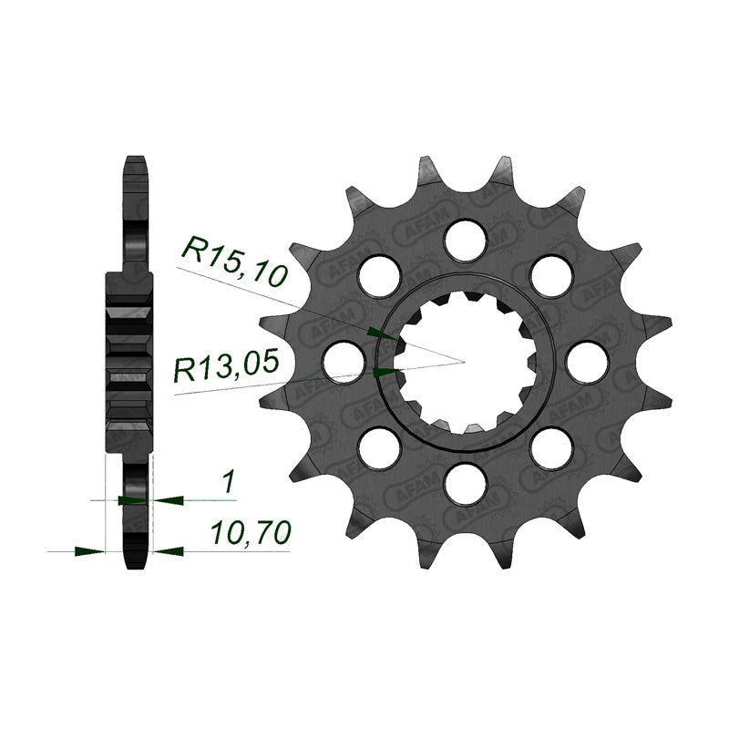 FRONT SPROCKET 520P 16T
