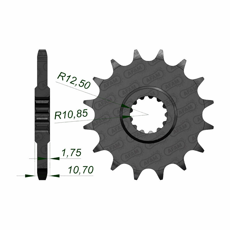 FRONT SPROCKET 525P 15T