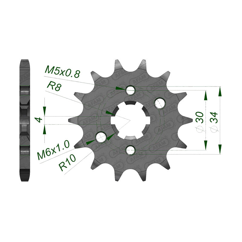 SPR.FR. BETA 125 RR 14T 428             (JTF-548)