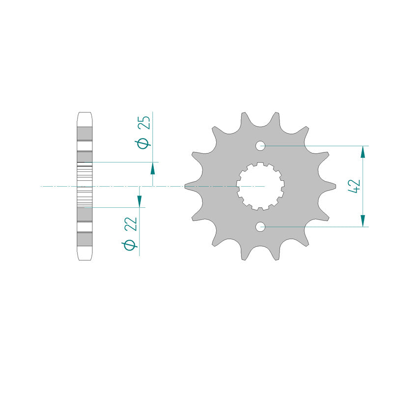 FRONT SPROCKET 530P 14T