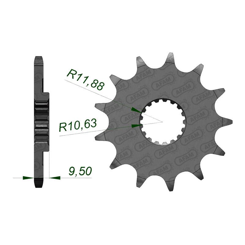 FRONT SPROCKET 520P 13T
