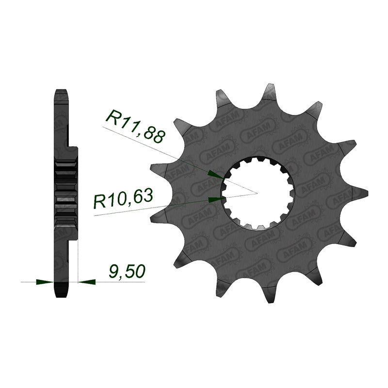 FRONT SPROCKET 520P 14T