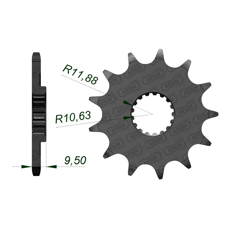 FRONT SPROCKET 520P 15T