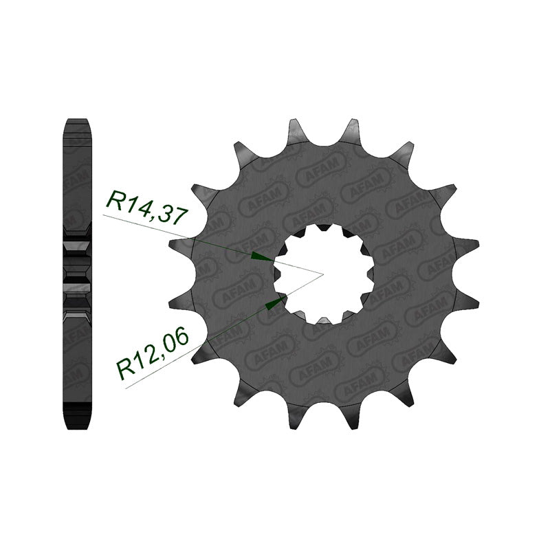 FRONT SPROCKET 530P 17T