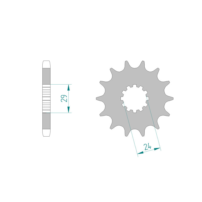 FRONT SPROCKET 530P 17T
