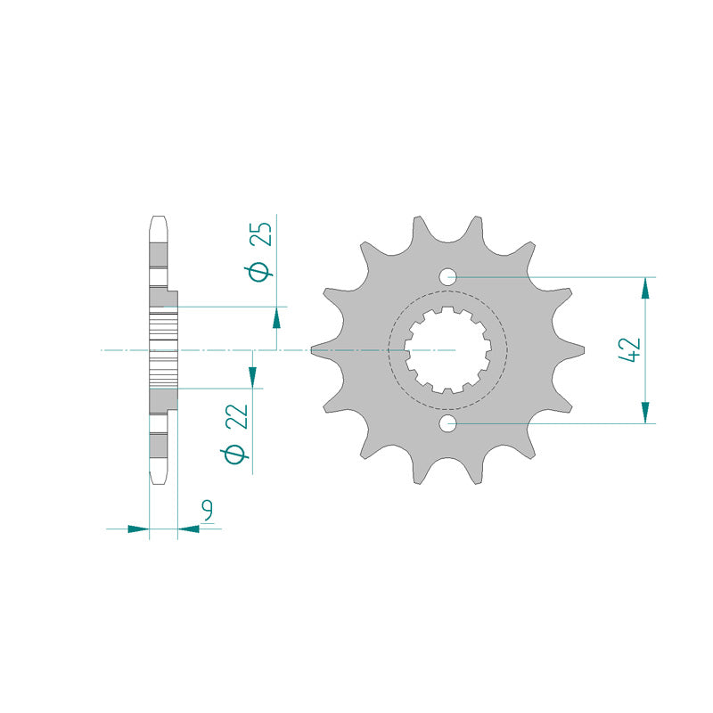FRONT SPROCKET 520P 13T