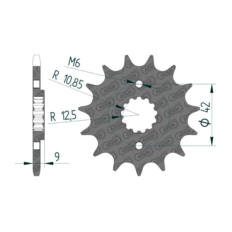 FRONT SPROCKET 520P 14T
