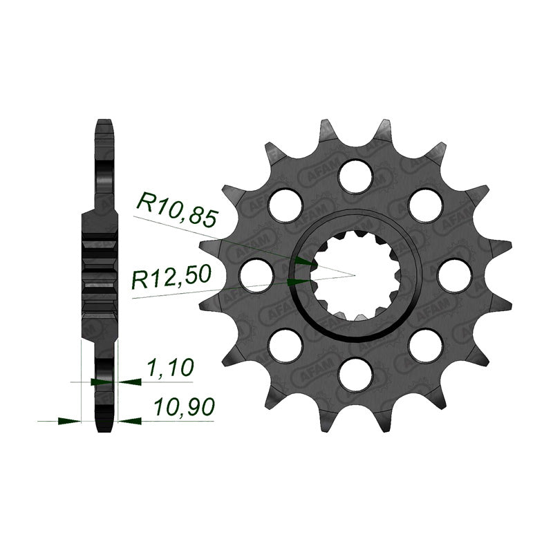 FRONT SPROCKET 520P 14T