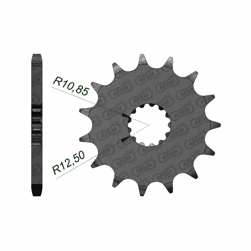 FR.SPR.ZX-10 04-06, GSXR600 97-06 525 15T.