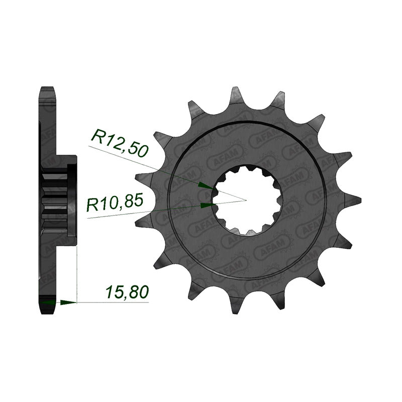 FRONT SPROCKET 525P 14T