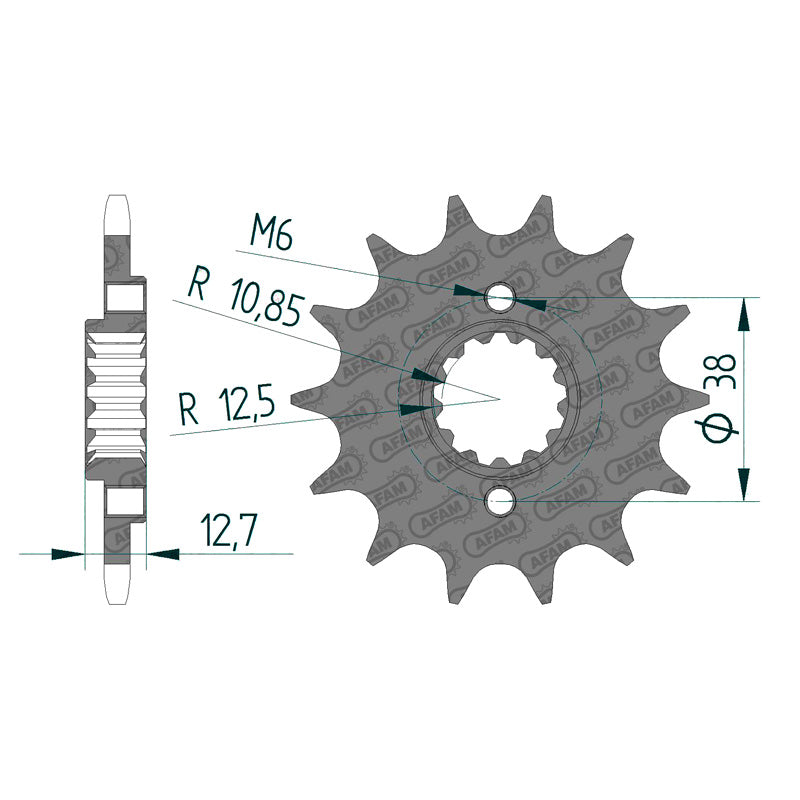 FRONT SPROCKET KAW KLR650 (90-15) 24505-15