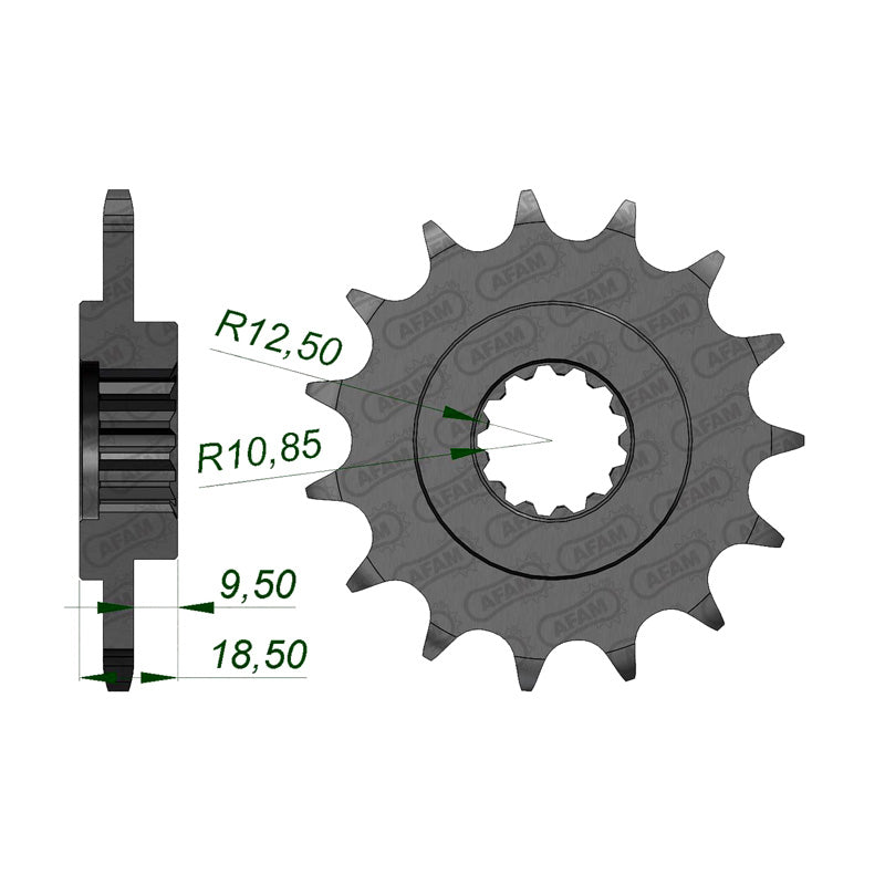 AFAM FR 14T 520P Z750J1/K1(ZR750) 24603.