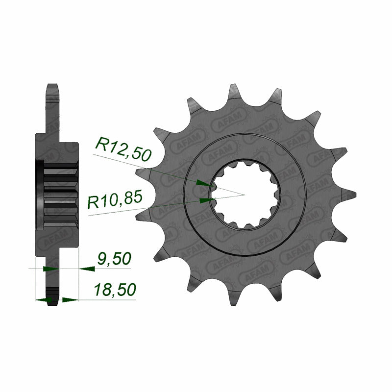 FRONT SPROCKET 520P 15T