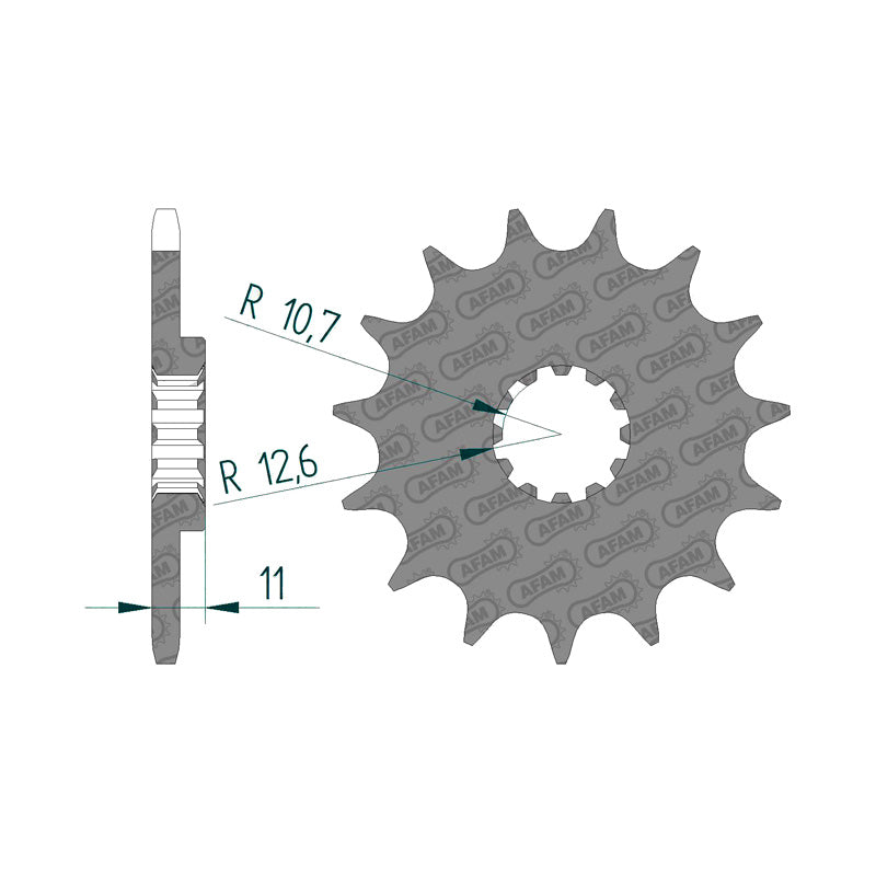FRONT SPROCKET 520P 13T