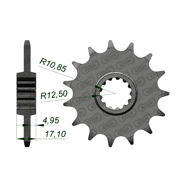 FRONT SPROCKET 520P 13T