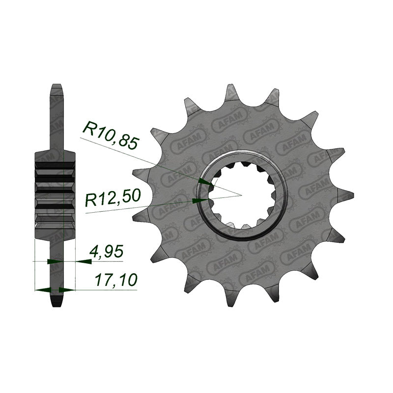 FRONT SPROCKET 520P 15T