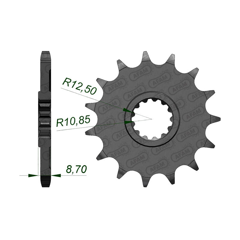 FRONT SPROCKET 525P 16T
