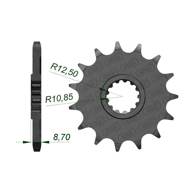 AFA FR.15T 525P ZX9R02-03,Z1000A 03-06.