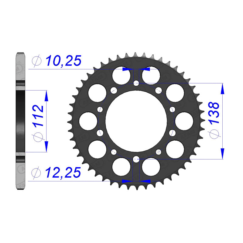 REAR SPROCKET 520P 41T