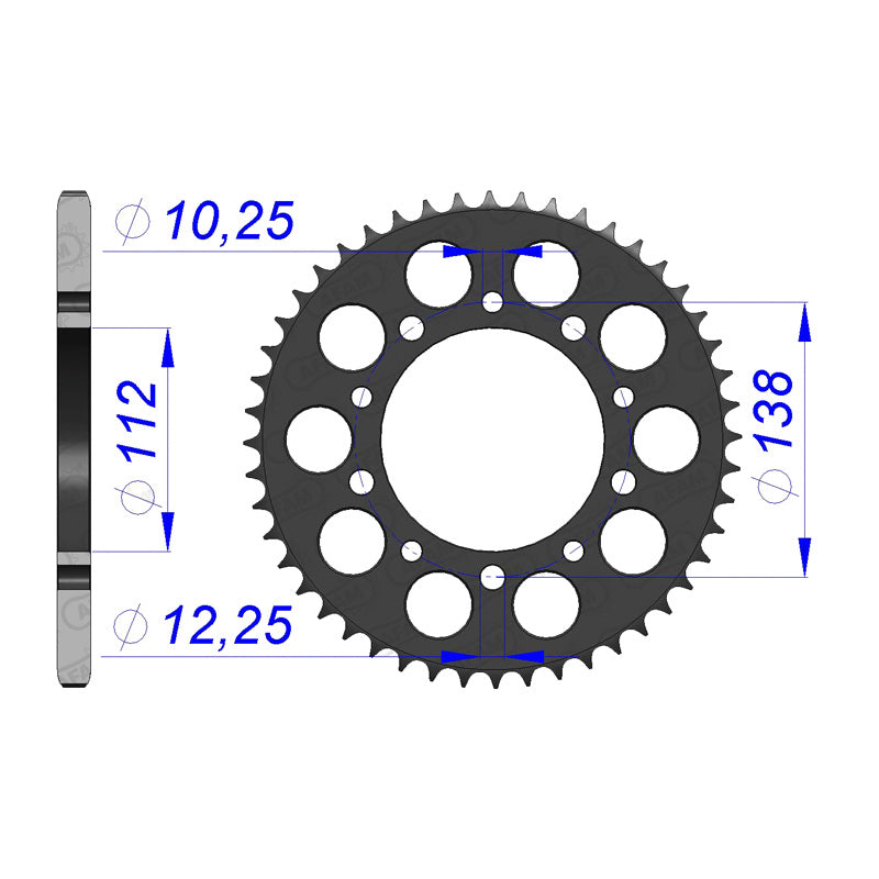 REAR SPROCKET 520P 42T
