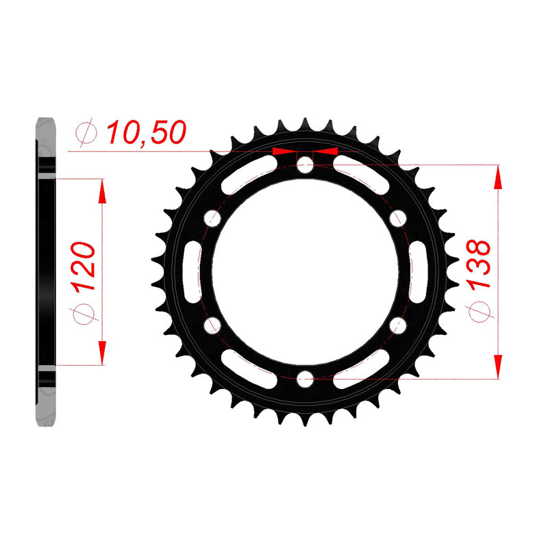 REAR SPROCKET HON CBR250R (11-13) 10337-38