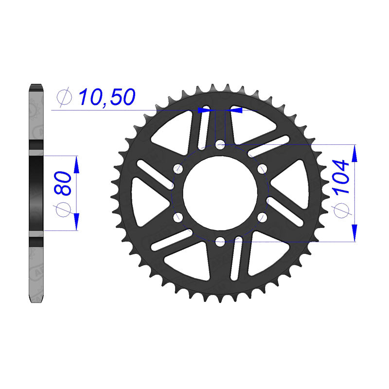 REAR SPROCKET 520P 40T