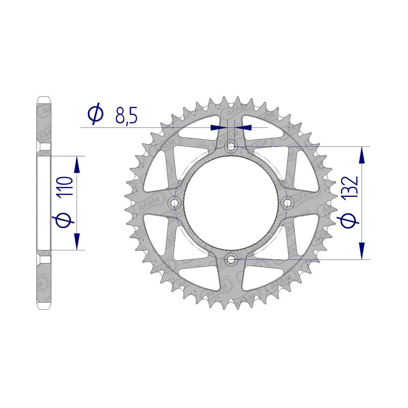 REAR SPROCKET 520P 48T