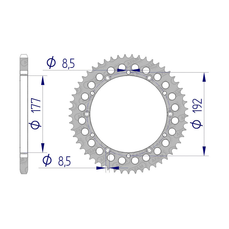 @SPROCKET 520 HUSQ.CR125/250/390 77-82(63300-52)