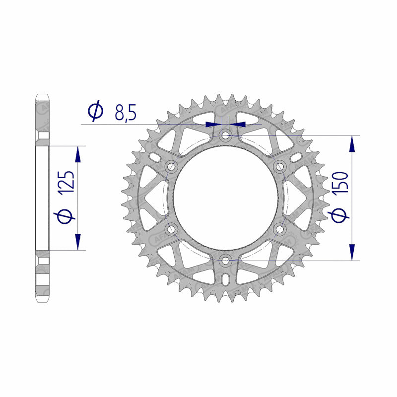 SPR.RR.KTM 546-1005-150 50T (72304-50).