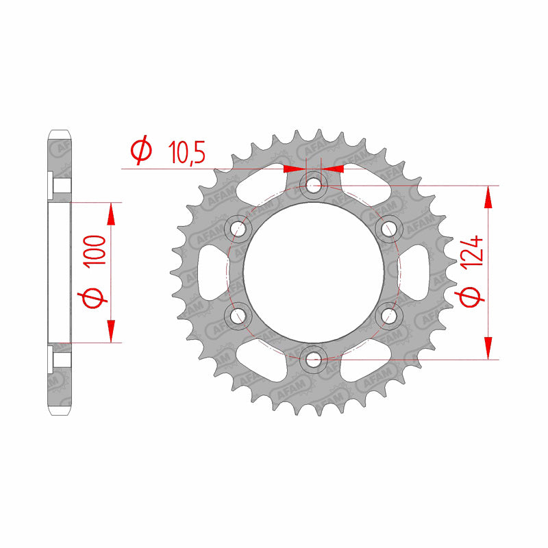 REAR SPROCKET 525P 42T