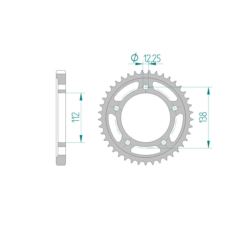 SPR.RR.43T 530P VTR1000 97-05/919 02-06.