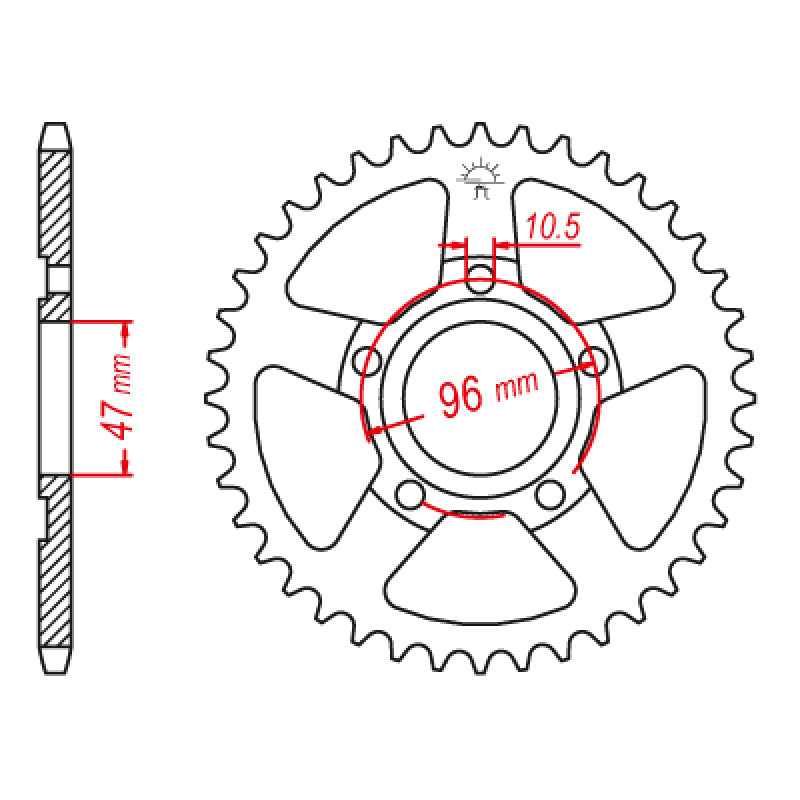 SPR.RR.41201-965-000 40T               (JTR-1353)