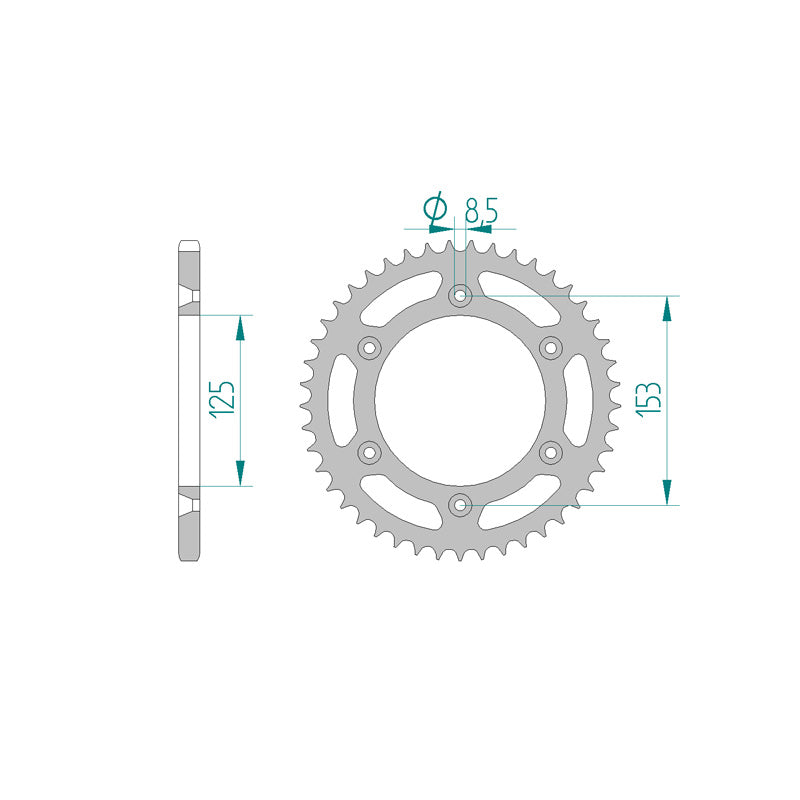 SP RR.49T 520P 12H CR/CRF250R 84-09 ETC.0210-49T.