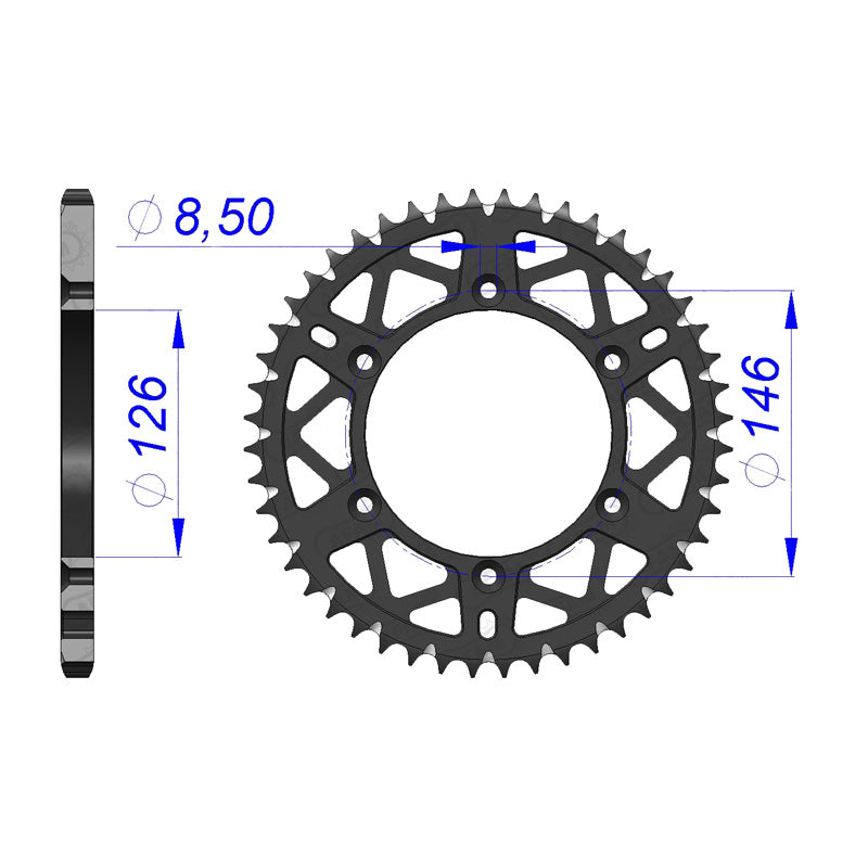 SPR.RR.RM125/250 80-04 49T (15203-49).
