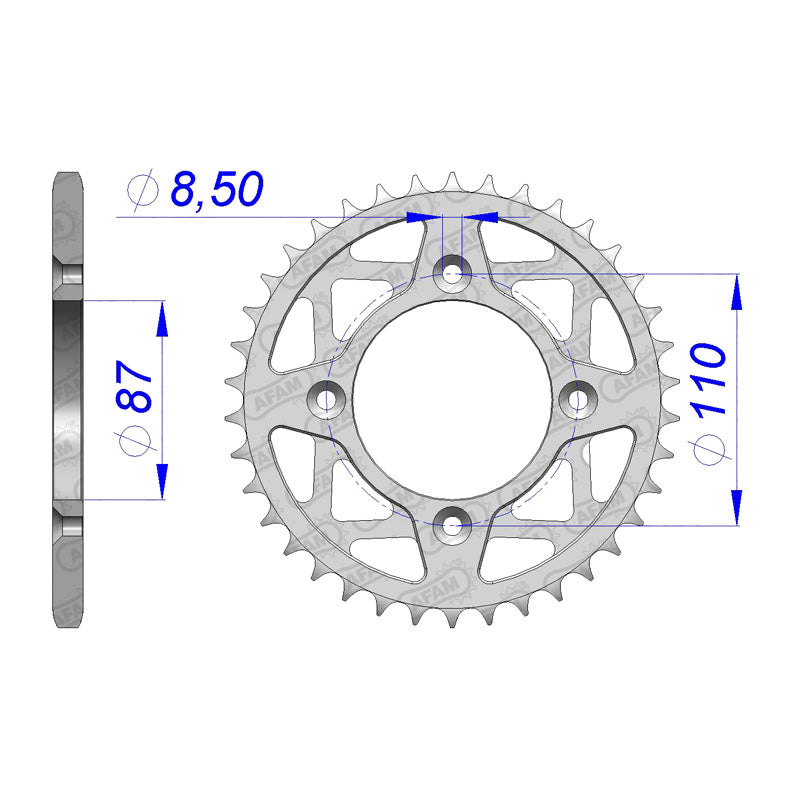 SPR.RR.TY250L 84 42T (13311-42).