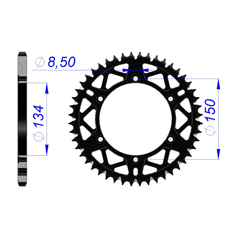 REAR SPROCKET 520P 50T