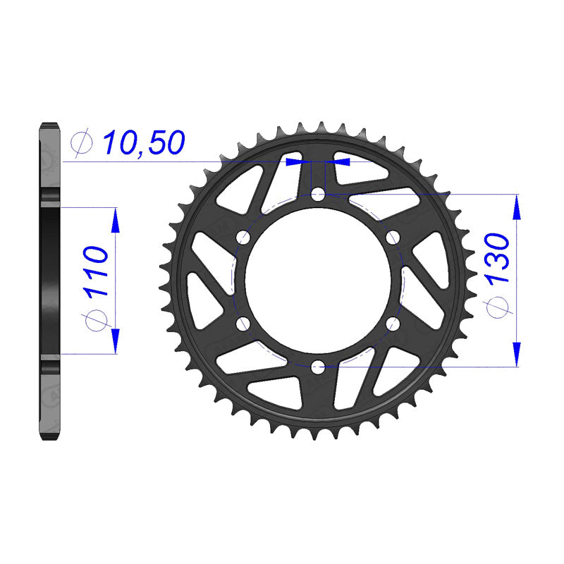 REAR SPROCKET 520P 47T