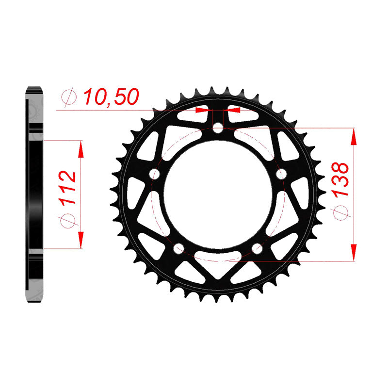 AFAM RR.41T 525P YZF1000 R1/R1M 12816-41