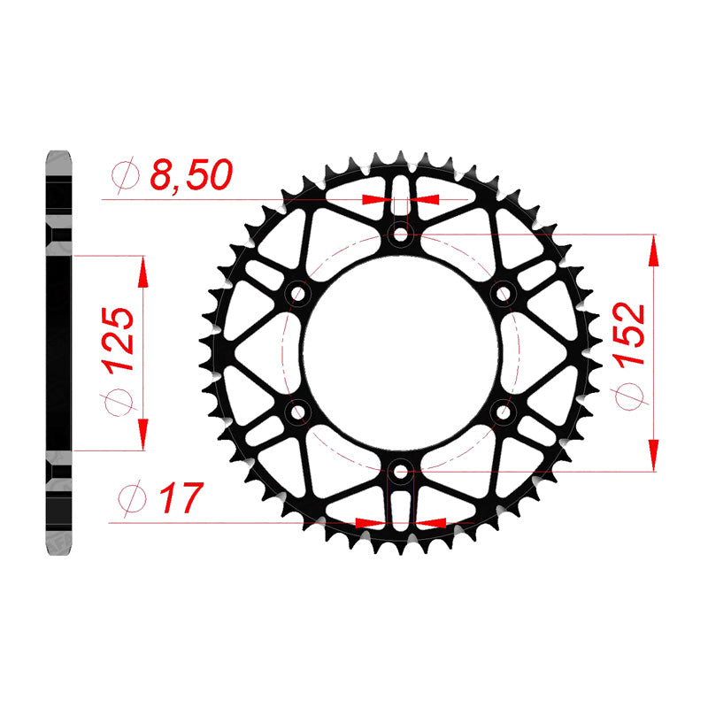 AFAM SPROCKET SLK BETA MODELS 49T