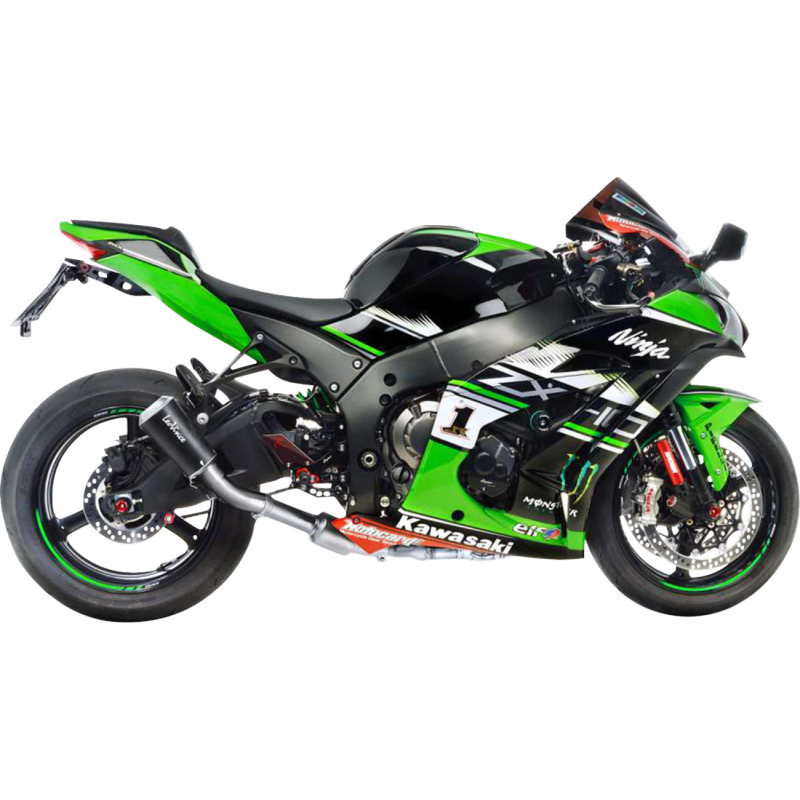 SLIP-ON LV10 BLACK ZX10R