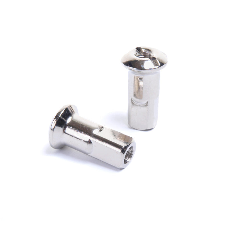 @ALLOY NIPPLE (36)/8G X .300/4 X 7.6MM/SILVER