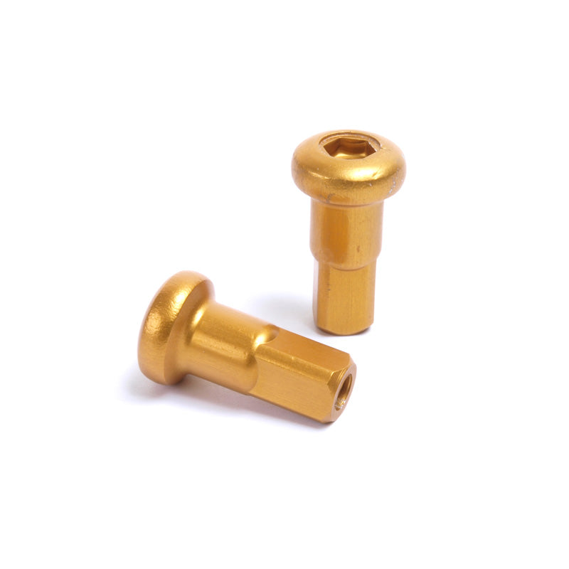 ALLOY NIPPLE (36)/8G X .300/4 X 7.6MM/GOLD