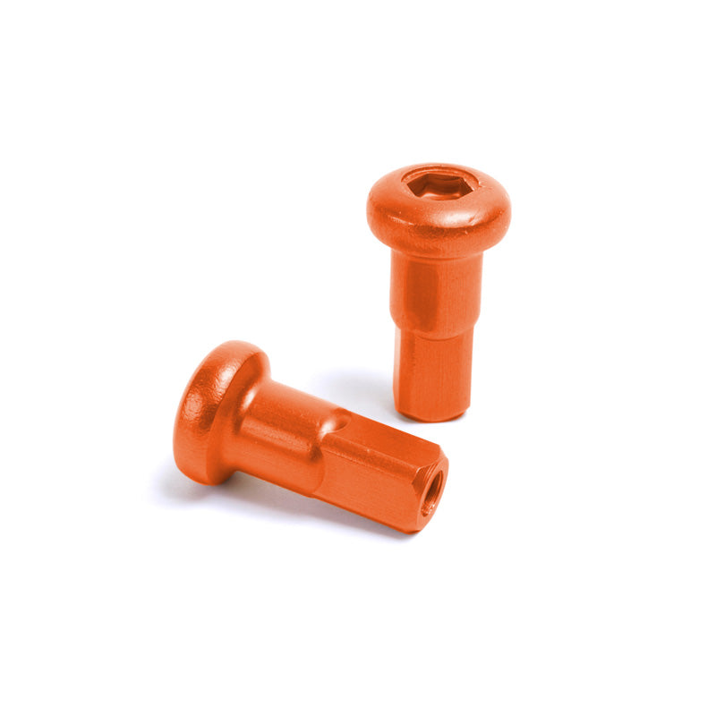 ALLOY NIPPLE (36)/8G X .300/4 X 7.6MM/ORANGE