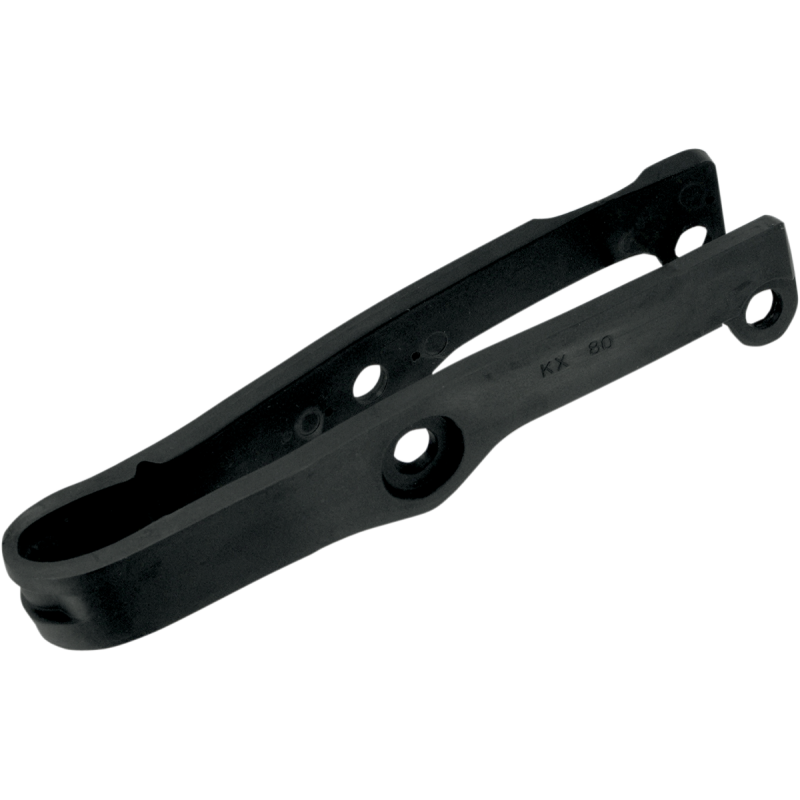 KX80/85 98-13 S/ARM CHAIN SLIDER BLACK