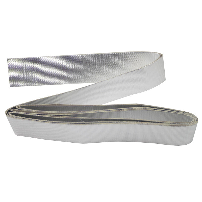 ALUMINIZED FIBERGLASS HEAT SHIELD W/ADHESIVE