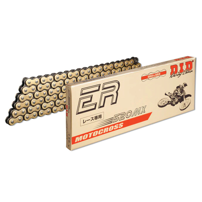 520MX-110L GOLD & BLACK CHAIN W/CLIP LINK