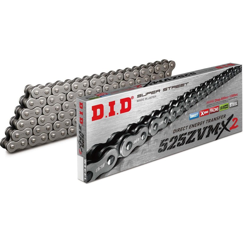 DID 525ZVMX2-120L CHAIN W/RIVET LINK