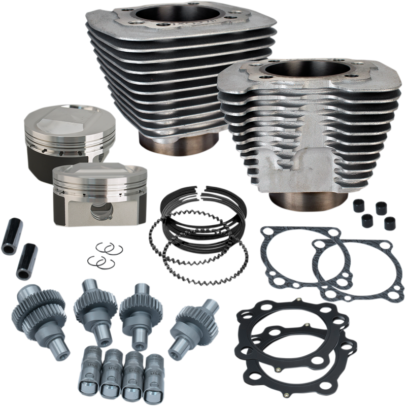 Hooligan Kit,1200cc to 1250cc,Silver,00-'19 XL 1200